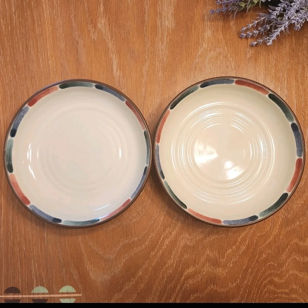 2 Noritake Warm Sands Soup Pasta Bowls  Vintage Stoneware, Oven & Microwave Safe - Picture 2 of 8
